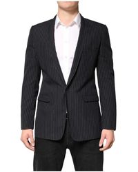 Dolce & Gabbana - Stripes 1 Button Suit Jacket - Lyst