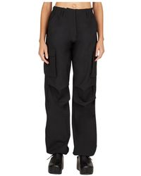 Coperni - Broeken ,Zwart ,Wol Cargo Broek Met Meerdere Zakken - Lyst
