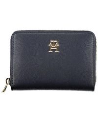 Tommy Hilfiger - Accessoires ,Blauw ,Polyester Polyester Portemonnee - Lyst