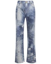 Roberto Cavalli - Jeans ,Blauw ,Katoen Five-Pocket Flared Jeans - Lyst