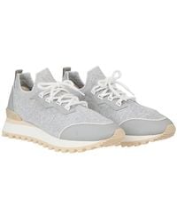 Eleventy - Schoenen ,Grijs ,Leer Trainer Sneakers - Lyst
