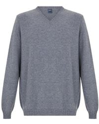 Fedeli - V-Neck Knitwear - Lyst