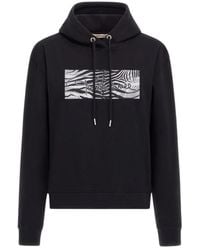 Roberto Cavalli - Zebra Print Sweatshirt Hoodie - Lyst