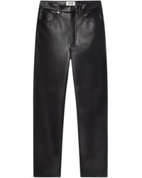 Agolde - Leather Trousers - Lyst
