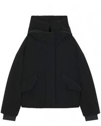 HUGO - Jassen ,Zwart ,Leer Florita-3 Jacket - Lyst