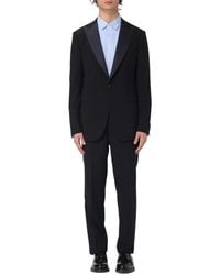 Giorgio Armani - Elegant Slim Fit Blauw Pak - Lyst