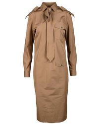 Prada - Midi Dresses - Lyst