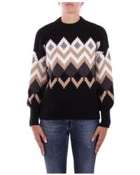 Barbour - Roter Pullover Regular Fit Baumwolle Wolle - Lyst