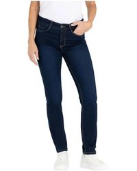 M·a·c - Donker Gewassen Straight-Leg Jeans - Lyst