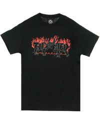 Thrasher - Tops ,Zwart ,Katoen Zwarte T-Shirt Korte Mouw - Lyst