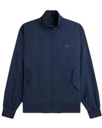 Fred Perry - Jassen ,Blauw ,Katoen Klassieke Harrington-Jas Tennisblauw - Lyst