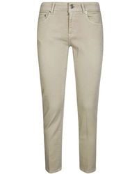 Dondup - Rose Slim-Fit Cropped Jeans - Lyst