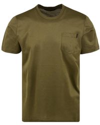 Moorer - Tops ,Groen ,Katoen Groene T-Shirts En Polos - Lyst