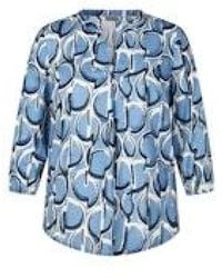 Rabe - Elegante Blouse Met Uniek Ontwerp - Lyst