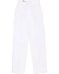 Dickies - Broeken ,Wit ,Katoen Witte Werkbroek Lange Broek - Lyst