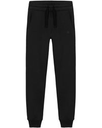 Colmar - Broeken ,Zwart ,Katoen Zwarte Fluwelen Broek Met Glitterprint - Lyst