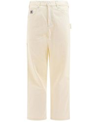 Bode - Witte Katoenen Broek Voor Mannen - Lyst