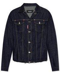 DSquared² - Jassen ,Blauw ,Denim Denim Jack Capsule Summer Lovers - Lyst