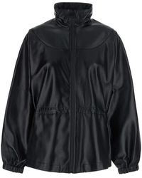 Givenchy - Jassen ,Zwart ,Leer High Collar Leather Jacket - Lyst