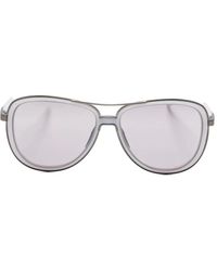 Oakley - Accessoires ,Grijs ,Matte Vapor Split Time Zonnebril - Lyst