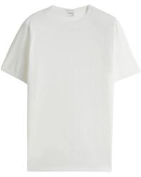 Aspesi - Baumwoll t-shirt in weiß - Lyst