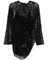 The Attico - Elegantes Nero Kleid Für Abendveranstaltungen - Lyst