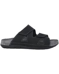 Rohde - Schoenen ,Zwart Leren Sandaal - Lyst