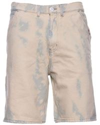 AMISH - Denim bermuda shorts - Lyst