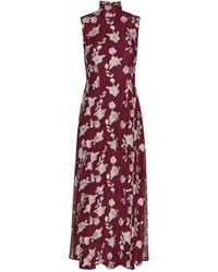 ROTATE BIRGER CHRISTENSEN - Vestido Largo Floral - Lyst