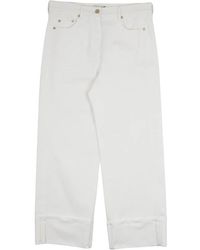 Max Mara - Cervia Cropped Mid-Rise Wide-Leg Jeans - Lyst