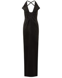 Monot - Petal Cut Out Jurk - Lyst