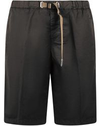 White Sand - Verstellbare träger baumwoll bermuda shorts,casual shorts - Lyst