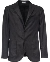 Boglioli - Jassen ,Blauw ,Wol Regular Fit Wollen Jas - Lyst