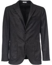 Boglioli - Jassen ,Blauw ,Wol Regular Fit Wollen Jas - Lyst