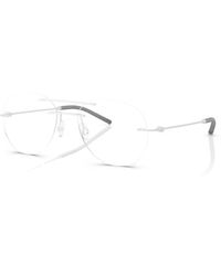 Moncler - Matt Silber Brillengestell Me1003 - Lyst