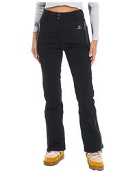 Vuarnet - Fitness ,Zwart ,Verstelbare Ski Broek Met Inner Gaiter - Lyst