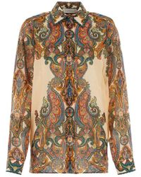 Zimmermann - Overhemden ,Veelkleurig ,Gedrukte Ramie Ottie Blouse - Lyst