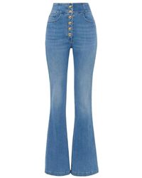 Elisabetta Franchi - Flared Jeans - Lyst