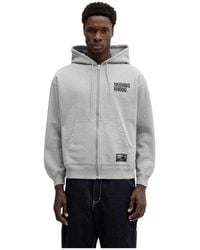 Neighborhood - Hoodies & Sweatvesten ,Grijs ,Katoen Classic Sweat Zip Hoodie - Lyst