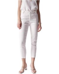 Salsa Jeans - Cropped Trousers - Lyst