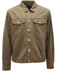 Schott Nyc - Jassen ,Groen ,Denim Vintage Denim Jack Usmc Model - Lyst