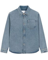 Ami Paris - De Coeur Denim Shirt - Lyst