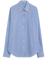 Prada - Camicia Manica Lunga - Lyst