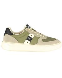 Blauer - Grüne Leder Freizeit Sneakers - Lyst