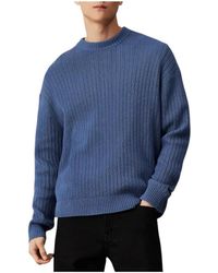 Calvin Klein - Round-Neck Knitwear - Lyst