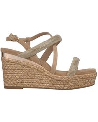 Alma En Pena. - Esparto Wedge Sandal Tubular Body - Lyst