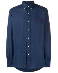 Polo Ralph Lauren - Linen Long Sleeve Shirt - Lyst