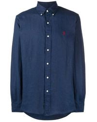 Polo Ralph Lauren - Linen Long Sleeve Shirt - Lyst