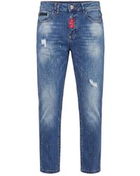 Philipp Plein - Nieuwe Tapered Fit Jeans Basic - Lyst