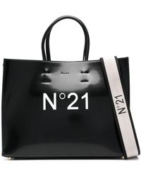N°21 - Schwarze Leder Umhängetasche - Lyst